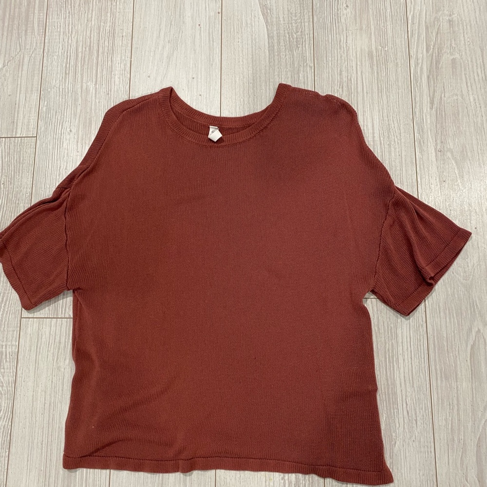 Pink knitted top M/L